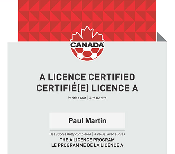 Canada Soccer A License